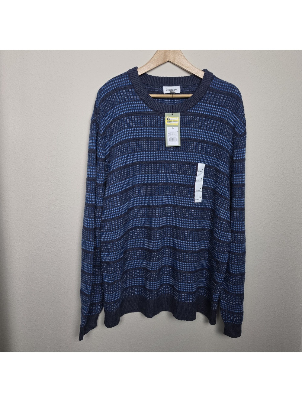 Goodfellow & Co Men's Textured Crewneck Sweater XL